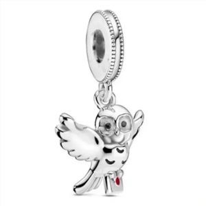 NWOT Harry Potter Hedwig Owl Dangle Charm Jewelry